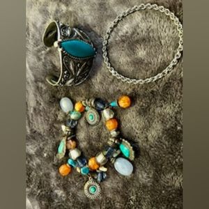 Set of  beaded bracelets.